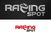 Projekt graficzny, nazwa firmy, tworzenie logo firm Logo toru kartingowego RacingSpot - jaczyk