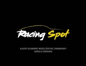 Projekt graficzny, nazwa firmy, tworzenie logo firm Logo toru kartingowego RacingSpot - szekir