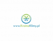 Projekt graficzny, nazwa firmy, tworzenie logo firm Kraina Klimy-Logo www.KrainaKlimy.pl - TurkusArt