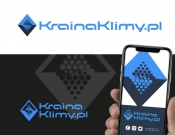 Projekt graficzny, nazwa firmy, tworzenie logo firm Kraina Klimy-Logo www.KrainaKlimy.pl - timur