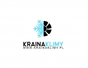 Projekt graficzny, nazwa firmy, tworzenie logo firm Kraina Klimy-Logo www.KrainaKlimy.pl - design4u