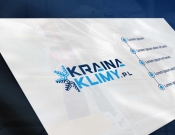 Projekt graficzny, nazwa firmy, tworzenie logo firm Kraina Klimy-Logo www.KrainaKlimy.pl - myKoncepT