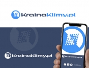 Projekt graficzny, nazwa firmy, tworzenie logo firm Kraina Klimy-Logo www.KrainaKlimy.pl - timur