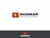 Projekt graficzny, nazwa firmy, tworzenie logo firm Logo dla firmy BUDMAR - wektorowa