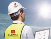 Projekt graficzny, nazwa firmy, tworzenie logo firm Logo dla firmy BUDMAR - wektorowa
