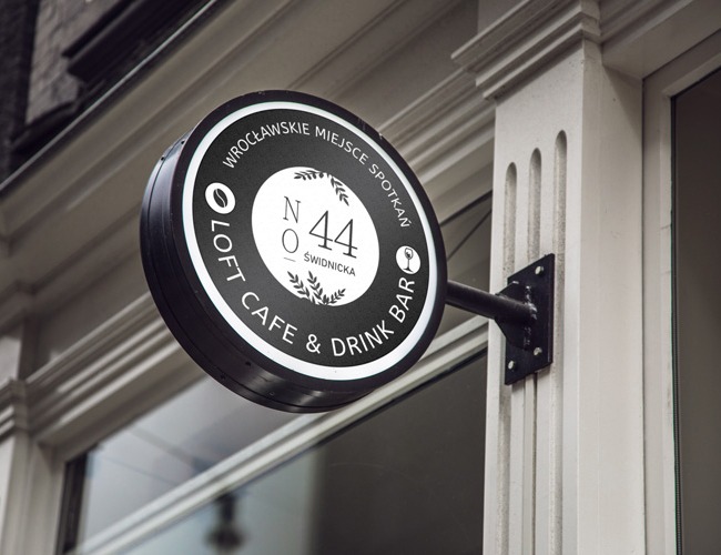 Projektowanie logo dla firm,  Logo dla "Loft Cafe & Drink bar", logo firm - izapyza