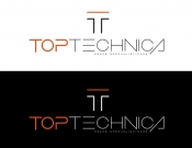 Projekt graficzny, nazwa firmy, tworzenie logo firm Logo firmy TopTechnica - Dizajnerek