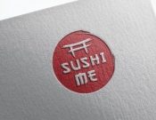 Projekt graficzny, nazwa firmy, tworzenie logo firm Logo marki SushiMe - stone