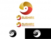 Projekt graficzny, nazwa firmy, tworzenie logo firm Logo marki SushiMe - bermucher