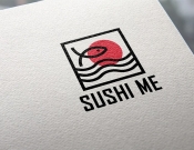 Projekt graficzny, nazwa firmy, tworzenie logo firm Logo marki SushiMe - Konwer