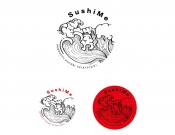 Projekt graficzny, nazwa firmy, tworzenie logo firm Logo marki SushiMe - Moschophoros