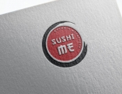 Projekt graficzny, nazwa firmy, tworzenie logo firm Logo marki SushiMe - stone