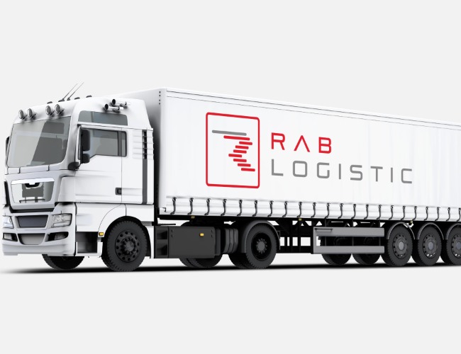 Projektowanie logo dla firm,  Logo firma transportowa, logo firm - Rab Logistic