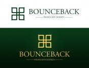 Projekt graficzny, nazwa firmy, tworzenie logo firm BOUNCEBACK -ekskluzywna odzież męska - KpXStudiO