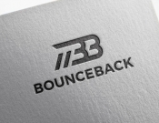 Projekt graficzny, nazwa firmy, tworzenie logo firm BOUNCEBACK -ekskluzywna odzież męska - stone