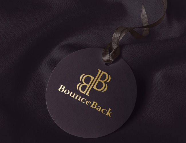 Projektowanie logo dla firm,  BOUNCEBACK -ekskluzywna odzież męska, logo firm - Urbix