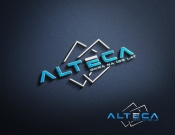 Projekt graficzny, nazwa firmy, tworzenie logo firm logo dla lini okien alu. ALTECA - Blanker