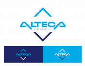 Projekt graficzny, nazwa firmy, tworzenie logo firm logo dla lini okien alu. ALTECA - kruszynka