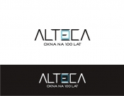Projekt graficzny, nazwa firmy, tworzenie logo firm logo dla lini okien alu. ALTECA - malsta