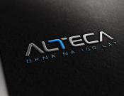 Projekt graficzny, nazwa firmy, tworzenie logo firm logo dla lini okien alu. ALTECA - sansey