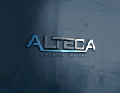 Projekt graficzny, nazwa firmy, tworzenie logo firm logo dla lini okien alu. ALTECA - Michalik Design