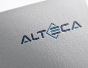 Projekt graficzny, nazwa firmy, tworzenie logo firm logo dla lini okien alu. ALTECA - stone