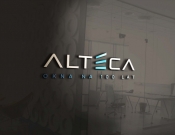 Projekt graficzny, nazwa firmy, tworzenie logo firm logo dla lini okien alu. ALTECA - JEDNOSTKA  KREATYWNA