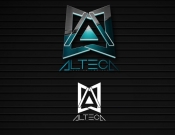 Projekt graficzny, nazwa firmy, tworzenie logo firm logo dla lini okien alu. ALTECA - Dizajnerek