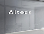 Projekt graficzny, nazwa firmy, tworzenie logo firm logo dla lini okien alu. ALTECA - Konwer