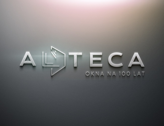 Projektowanie logo dla firm,  logo dla lini okien alu. ALTECA, logo firm - darkus27