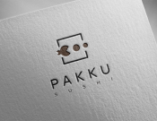 Projekt graficzny, nazwa firmy, tworzenie logo firm logo dla restauracji SUSHI - Michalik Design