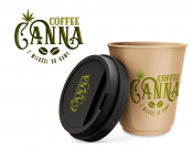 Projekt graficzny, nazwa firmy, tworzenie logo firm Logo dla kawy konopnej - ZARR