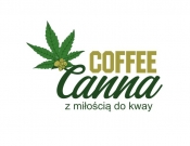 Projekt graficzny, nazwa firmy, tworzenie logo firm Logo dla kawy konopnej - ZimmerStudio