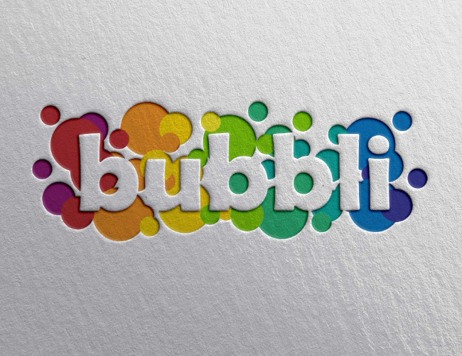 Projektowanie logo dla firm,  nowe logo dla lodziarni, logo firm - bubbli