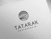 Projekt graficzny, nazwa firmy, tworzenie logo firm Logo dla restauracji Tatarak - JEDNOSTKA  KREATYWNA