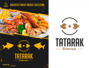 Projekt graficzny, nazwa firmy, tworzenie logo firm Logo dla restauracji Tatarak - Michalik Design