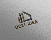 Projekt graficzny, nazwa firmy, tworzenie logo firm Logo firmy deweloperskiej DOM IDEA - Quavol