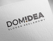 Projekt graficzny, nazwa firmy, tworzenie logo firm Logo firmy deweloperskiej DOM IDEA - JEDNOSTKA  KREATYWNA