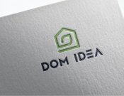 Projekt graficzny, nazwa firmy, tworzenie logo firm Logo firmy deweloperskiej DOM IDEA - stone
