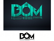 Projekt graficzny, nazwa firmy, tworzenie logo firm Logo firmy deweloperskiej DOM IDEA - Dizajnerek