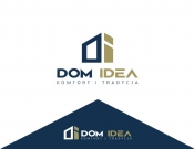 Projekt graficzny, nazwa firmy, tworzenie logo firm Logo firmy deweloperskiej DOM IDEA - Tora