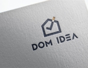 Projekt graficzny, nazwa firmy, tworzenie logo firm Logo firmy deweloperskiej DOM IDEA - stone