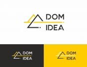 Projekt graficzny, nazwa firmy, tworzenie logo firm Logo firmy deweloperskiej DOM IDEA - Grafika AGA