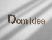 Projekt graficzny, nazwa firmy, tworzenie logo firm Logo firmy deweloperskiej DOM IDEA - Cichy