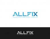 Projekt graficzny, nazwa firmy, tworzenie logo firm Allfix - firma instalacyjna - Michalik Design