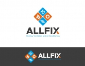 Projekt graficzny, nazwa firmy, tworzenie logo firm Allfix - firma instalacyjna - Tora