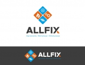 Projekt graficzny, nazwa firmy, tworzenie logo firm Allfix - firma instalacyjna - Tora