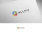 Projekt graficzny, nazwa firmy, tworzenie logo firm Allfix - firma instalacyjna - matuta1