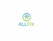Projekt graficzny, nazwa firmy, tworzenie logo firm Allfix - firma instalacyjna - TurkusArt