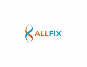 Projekt graficzny, nazwa firmy, tworzenie logo firm Allfix - firma instalacyjna - TurkusArt